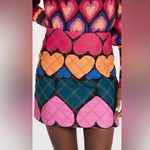 Farm Rio Heart Skirt